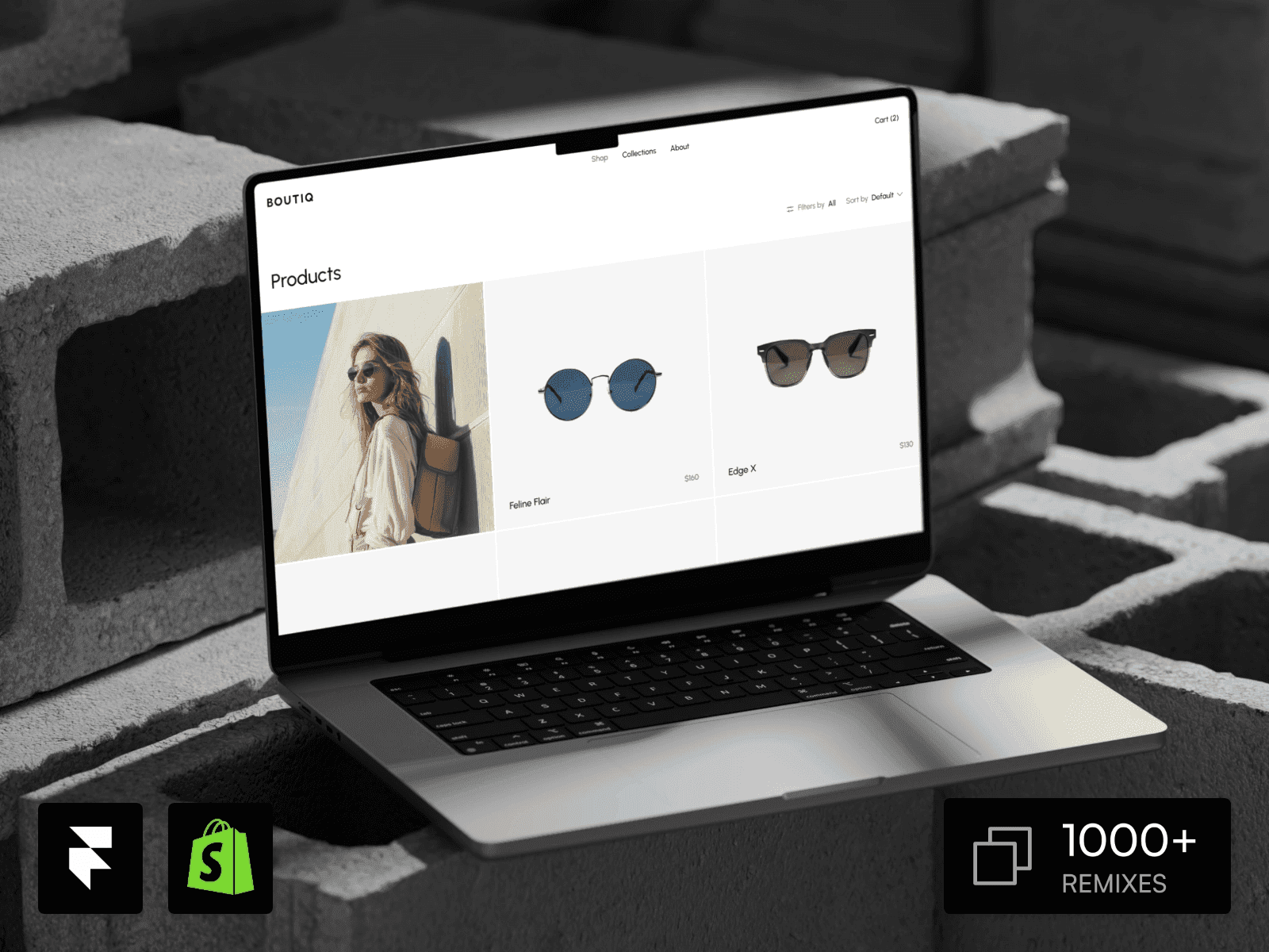 Boutiq Minimal eCommerce Framer Template