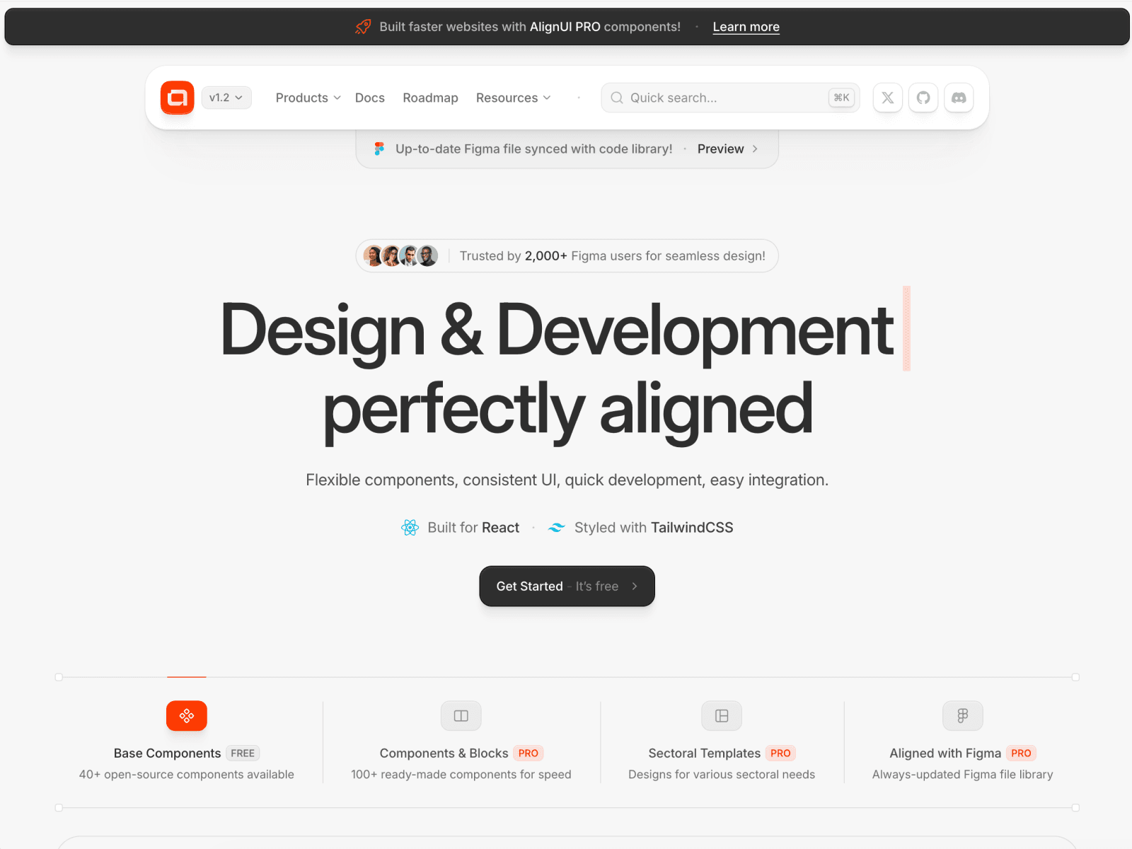 Align UI Figma design system