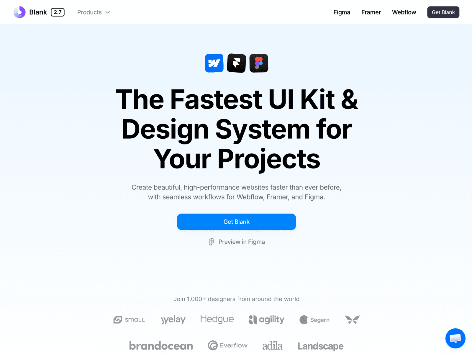 Blank Figma design system