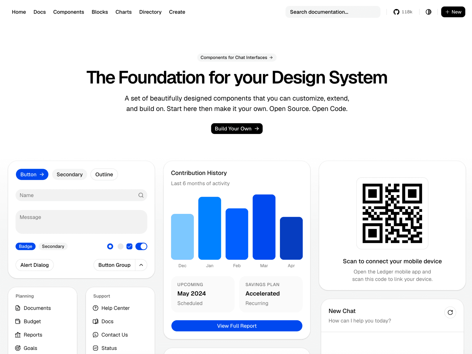 shadcn/ui Figma design system