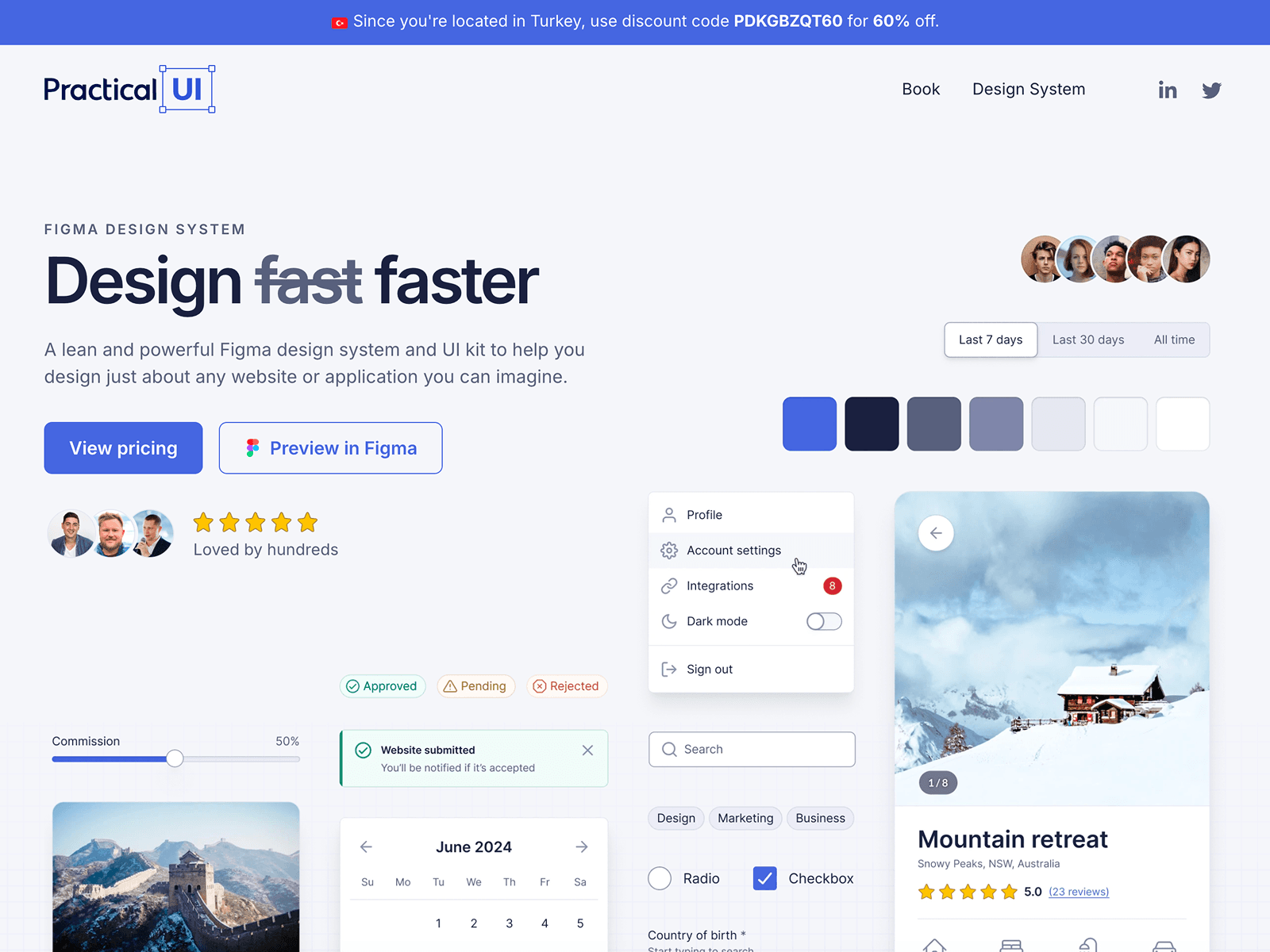 Practical UI Figma design system