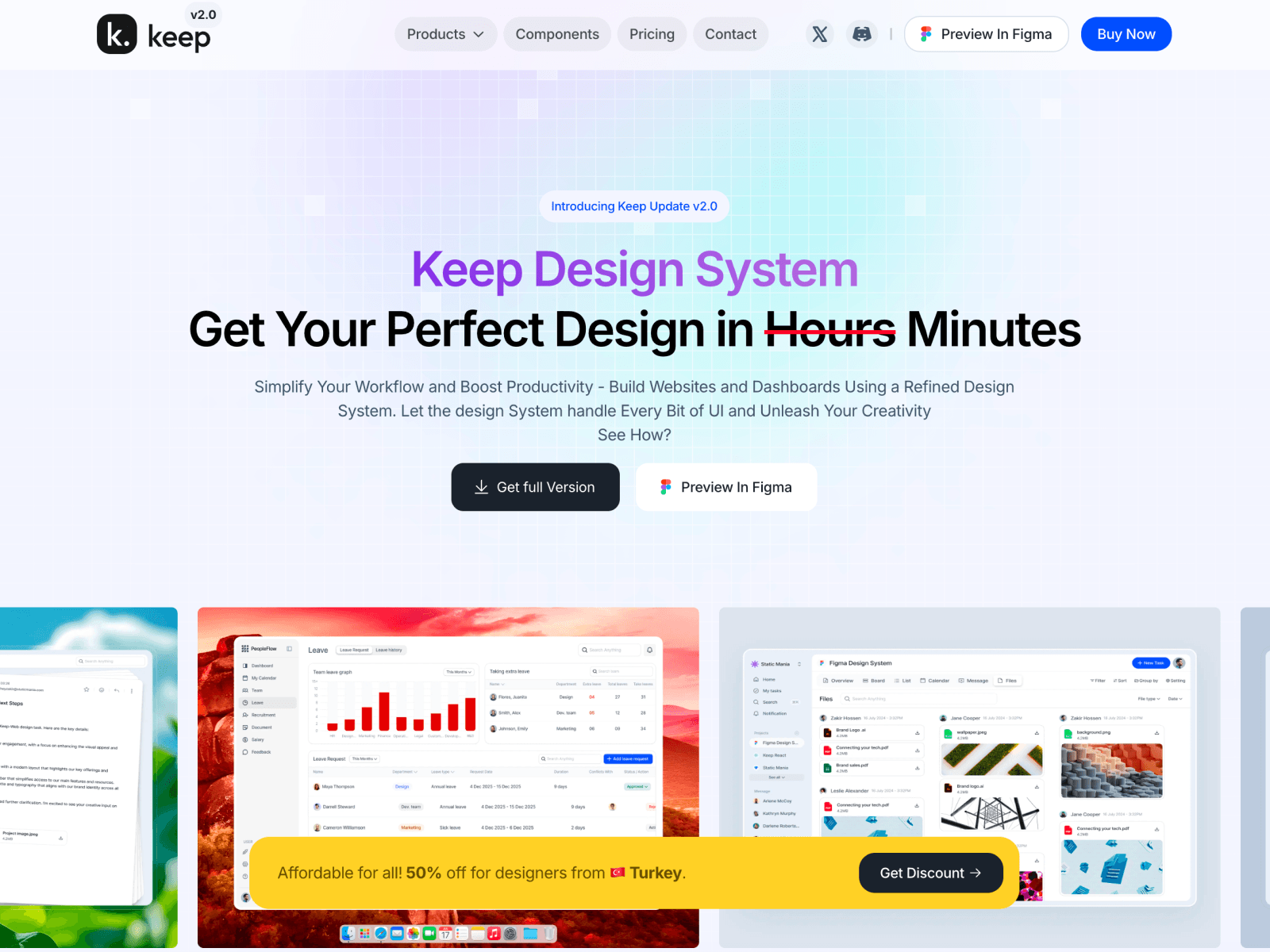 Keep Figma design system