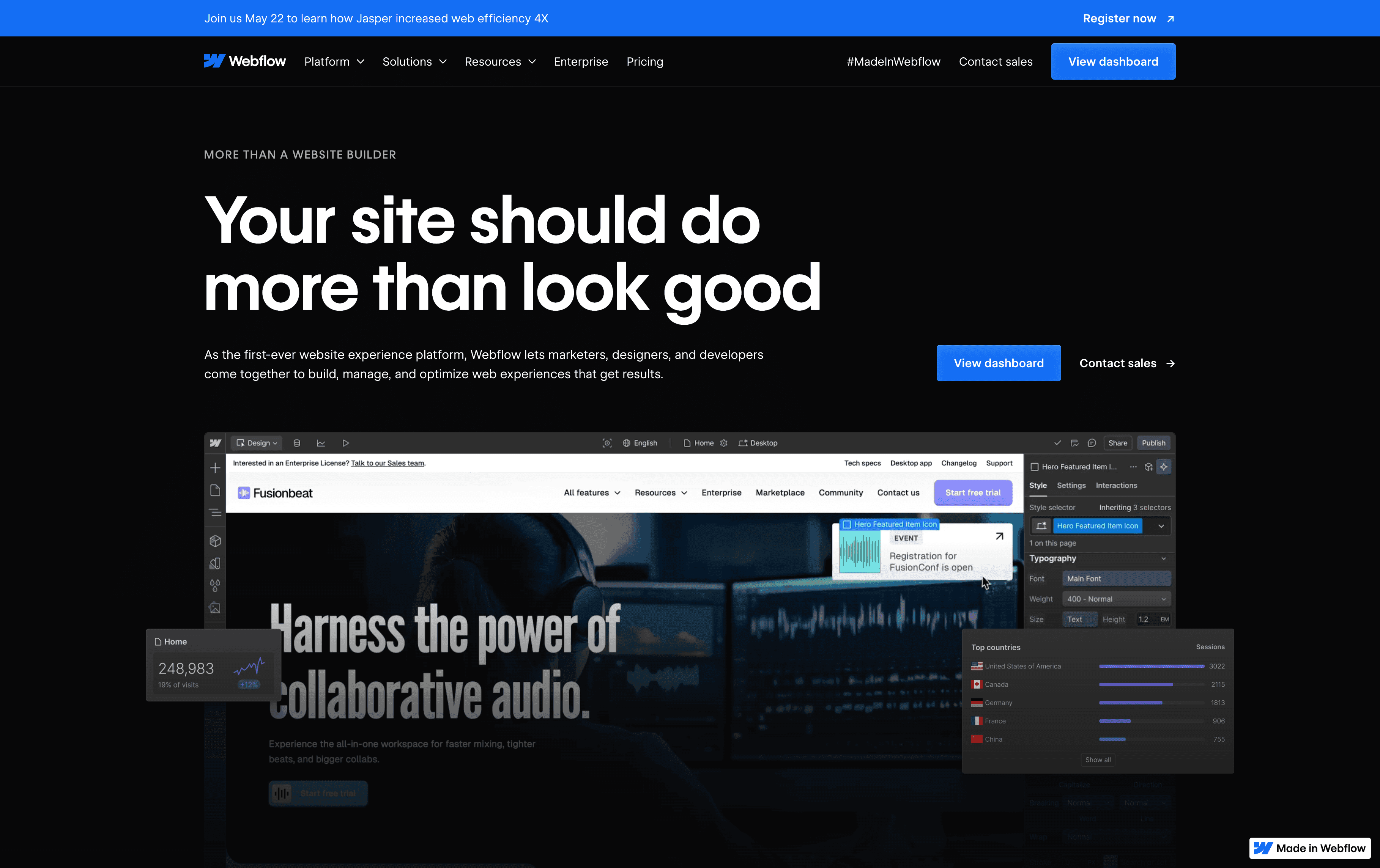 Webflow overview