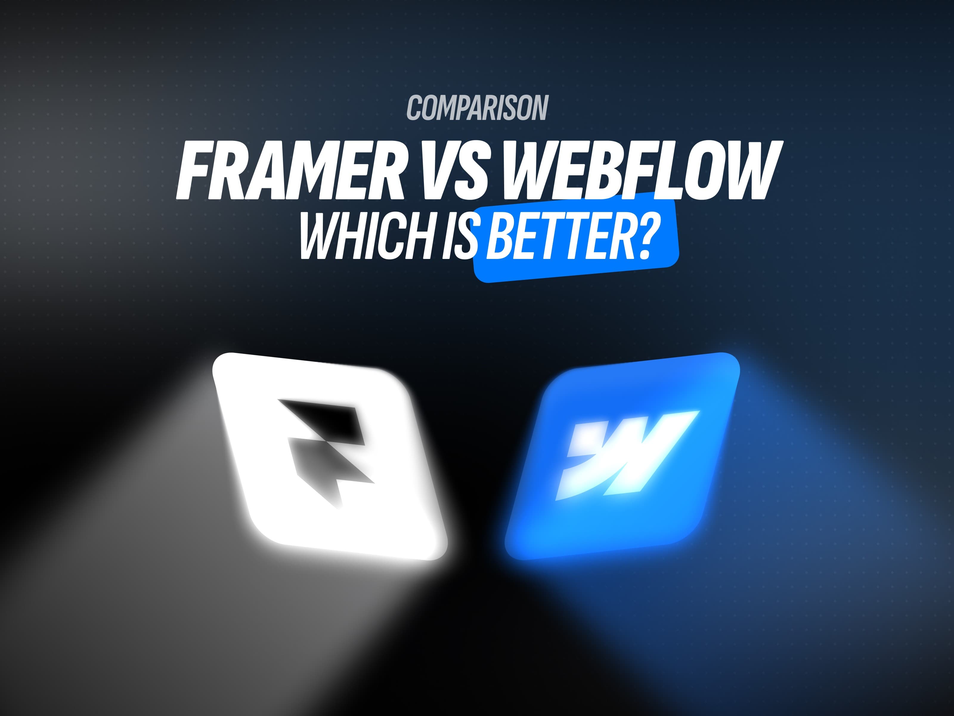 Framer vs Webflow (2025): The Ultimate Guide for Founders, Designers & Growing Businesses cover