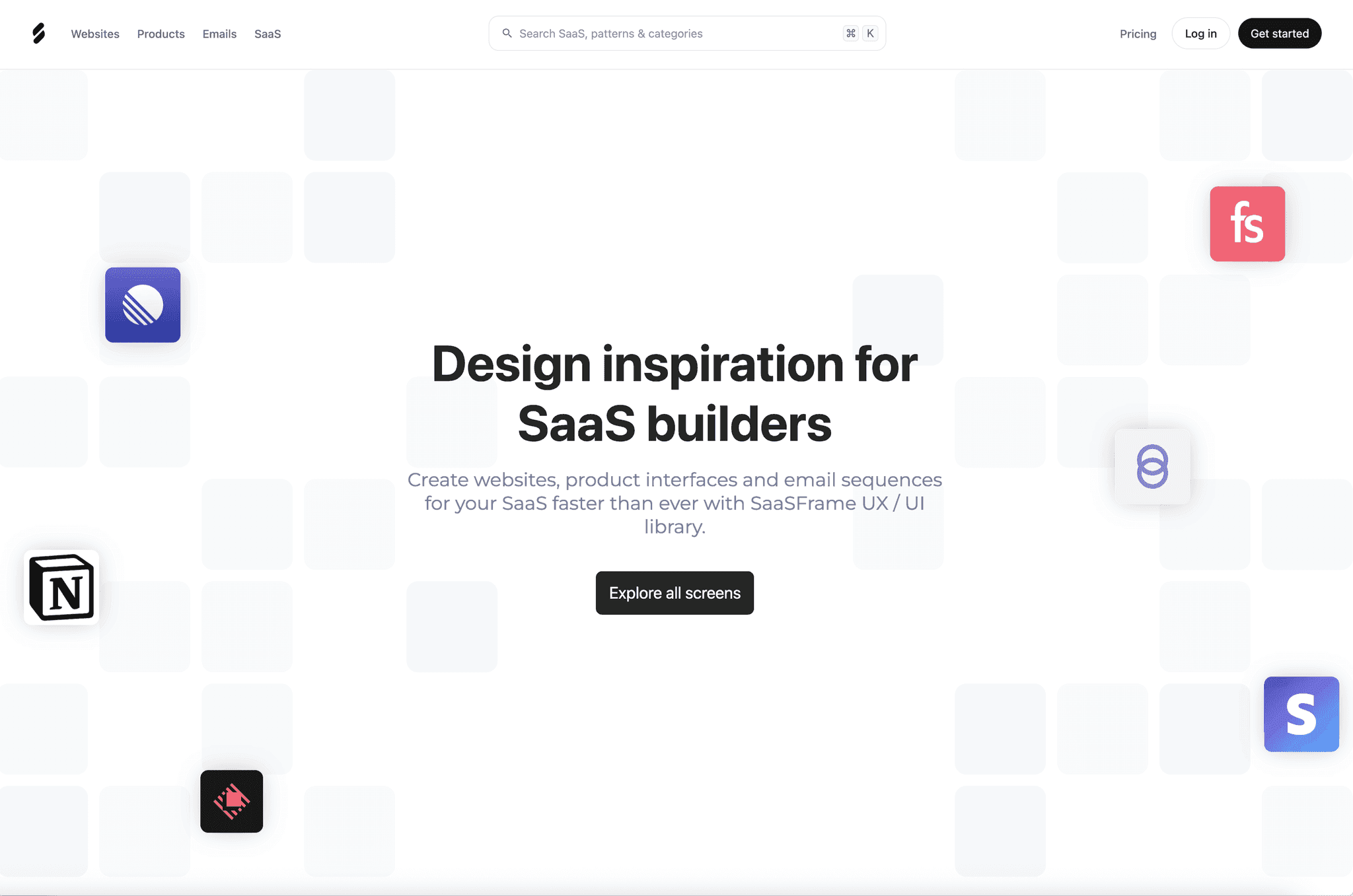 SaaSFrame screenshot