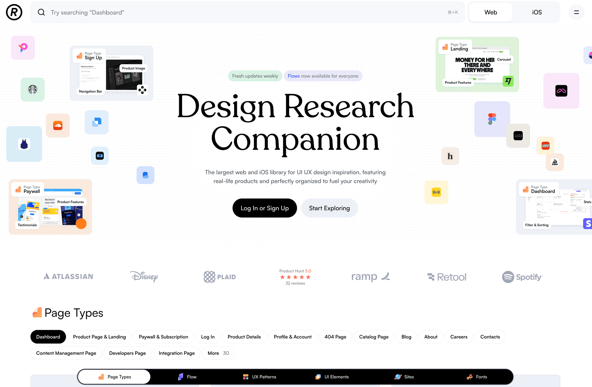 Refero screenshot