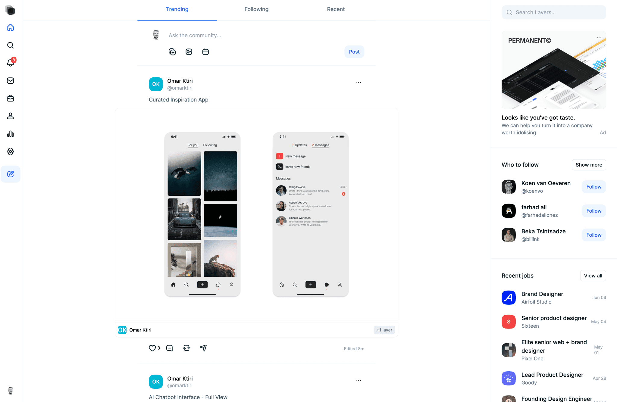 Layers screenshot